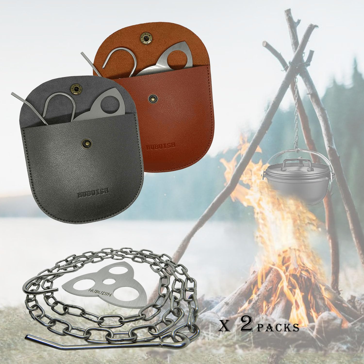 Amazon.com : Camping Tripod Board - Campfire Tripod, Camping